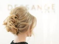 Chignon  avec couleur