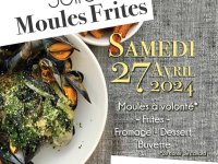 Soirée moules frites samedi 27 avril