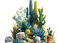 Rayon succulentes / cactus / Sempervivum...